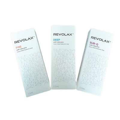 1.1ml Dermal Dolgu Revolax İnce Dudaklar Yüz Hyaluronik Asit Kırışıklık Dolgu Maddeleri
