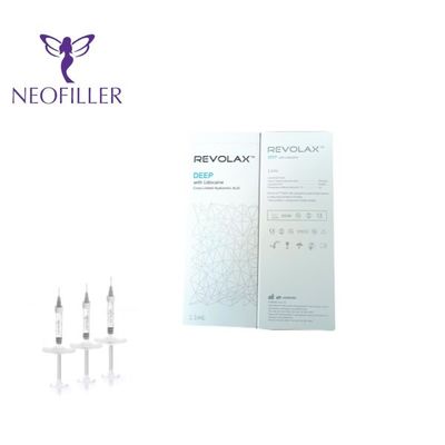 Kırışıklık Giderme 1.1ml / Kutu Dermal Dolgu Revolax Yüz İçin Derin Hidrolik Asit Enjeksiyonları
