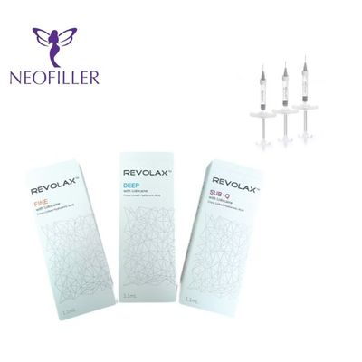 Deep Sub Q Dermal Filler Revolax Yanak Çizgileri İçin Hyaluronik Asit Dolgu
