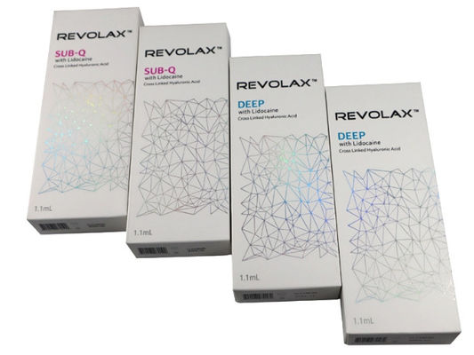 Derin İnce Boyun Kırışıklıkları Revolax Hyaluronik Asit Kore Alın Çizgileri İçin Dermal Dolgu