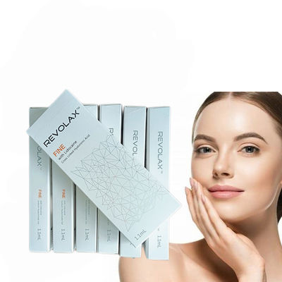 Çapraz Bağlı Dermal Filler Revolax Dermal Filler Yüz çizgisini azaltmak ve hacmi restore etmek için ince derin Sub-Q enjekte edilebilir formül