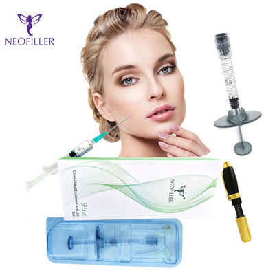 Yüz İçin 1ml 2ml Hyaluronik Asit Dermal Dolgu Büyütme Hyaluronik Asit Dolgu Maddeleri