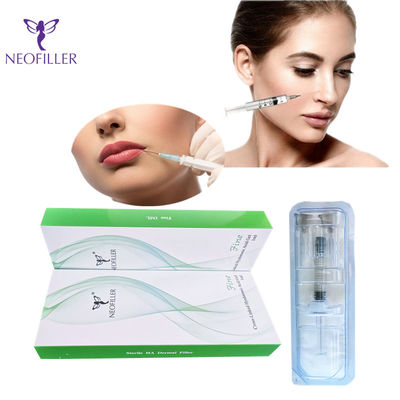 Yüz İçin 1ml 2ml Hyaluronik Asit Dermal Dolgu Büyütme Hyaluronik Asit Dolgu Maddeleri