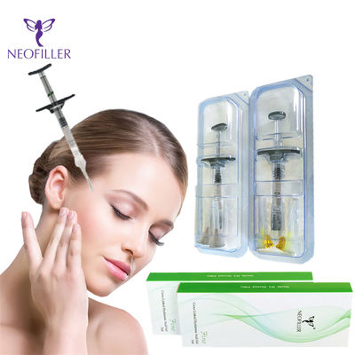 Yüz İçin 1ml 2ml Hyaluronik Asit Dermal Dolgu Büyütme Hyaluronik Asit Dolgu Maddeleri