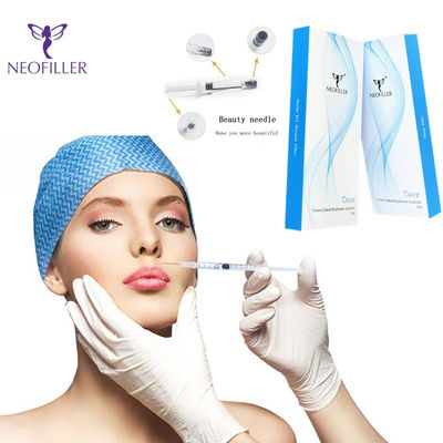 Kırışıklık Giderme Hyaluronik Asit Bazlı Dermal Dolgu Maddeleri 1ml Hyaluronik Asit Dudak Dolgu Maddeleri