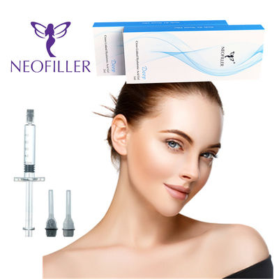 Neofiller 1ml Çapraz Bağlantılı Dermal Dolgu Hyaluronik Doğal Görünümlü Dudak Enjeksiyonları 24mg/Ml