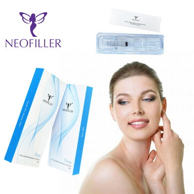 Neofiller 1ml Çapraz Bağlantılı Dermal Dolgu Hyaluronik Doğal Görünümlü Dudak Enjeksiyonları 24mg/Ml