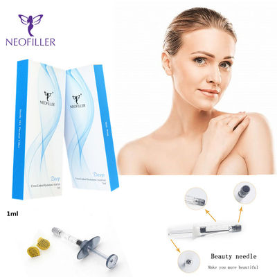 Neofiller 1ml Çapraz Bağlantılı Dermal Dolgu Hyaluronik Doğal Görünümlü Dudak Enjeksiyonları 24mg/Ml