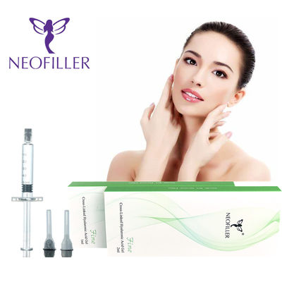 Kalçalar İçin 2ml Kırışıklıklar Hyaluronik Asit Çapraz Bağlayıcı Hyaluronik Asit Dermal Dolgu
