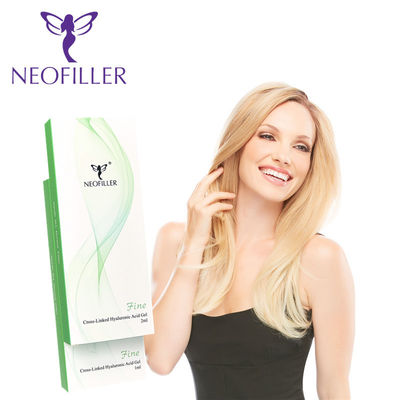 Yanaklar Yüz Hyaluronik Asit Dermal Dolgu Dudak HA Dolgu 1ml 2ml 24mg/Ml