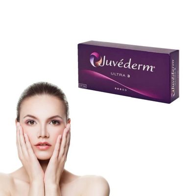 İnce Çizgiler İçin Şeffaf 2ml Juvederm Dermal Filler Enjekte Edilebilir Hyaluronik Asit