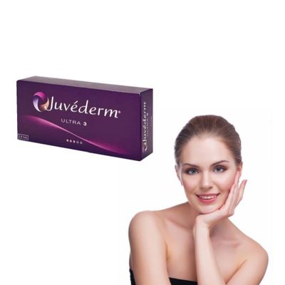İnce Çizgiler İçin Şeffaf 2ml Juvederm Dermal Filler Enjekte Edilebilir Hyaluronik Asit