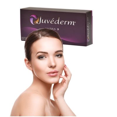 Çene Cilt Dolgusu Juvederm Dudak Enjeksiyonları Göğüsler İçin Şeffaf Jel Dermal Dolgu