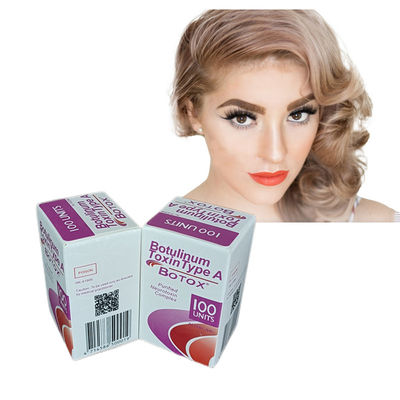 Enjeksiyonu 1-5ml Kırışıklık Karşıtı Botoks 100 Ünite BTX Kırışıklık Karşıtı Enjeksiyonlar