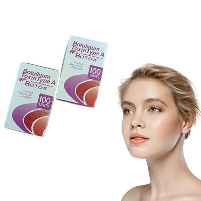 Enjeksiyonu 1-5ml Kırışıklık Karşıtı Botoks 100 Ünite BTX Kırışıklık Karşıtı Enjeksiyonlar