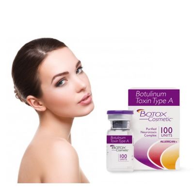 1 şişe/kutu FDA Kırışıklık Karşıtı Botoks Hatları Burun Dudak 100U Uzun Süreli