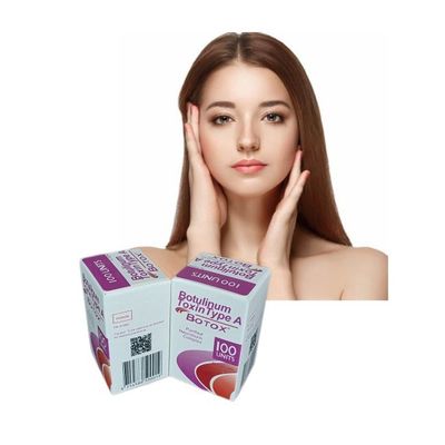 1 şişe/kutu FDA Kırışıklık Karşıtı Botoks Hatları Burun Dudak 100U Uzun Süreli
