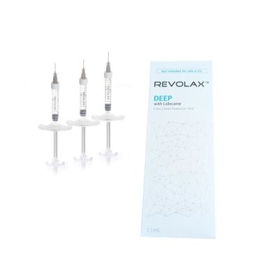 Çapraz Bağlama Ha Revolax Dermal Filler 1.1ml Hyaluronik Asit Enjeksiyonları Yaşlanma Karşıtı