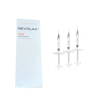 Çapraz Bağlama Ha Revolax Dermal Filler 1.1ml Hyaluronik Asit Enjeksiyonları Yaşlanma Karşıtı