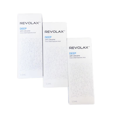 1.1ml Yüz Hattı Geri Getiren Gençlik Revolax Dermal Filler Çapraz Bağlantılı Hyaluronik Asit