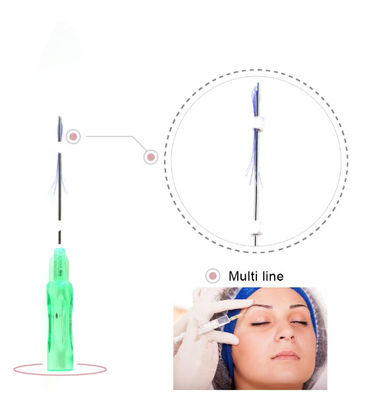 29g 30g 25mm Kalıplama PDO İplik Kaldırma Yüz Vücut Kollajen İplik Kaldırma