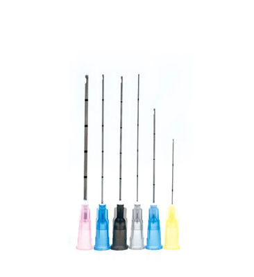 Dermal Dolgu Maddeleri İçin Tek Kullanımlık Mikro Monoject Künt Kanül 21g 50mm 70mm