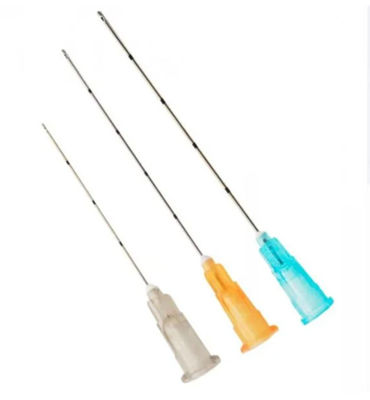 Dermal Dolgu Maddeleri İçin Tek Kullanımlık Mikro Monoject Künt Kanül 21g 50mm 70mm