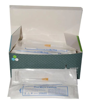 Dermal Dolgu Maddeleri İçin Tek Kullanımlık Mikro Monoject Künt Kanül 21g 50mm 70mm
