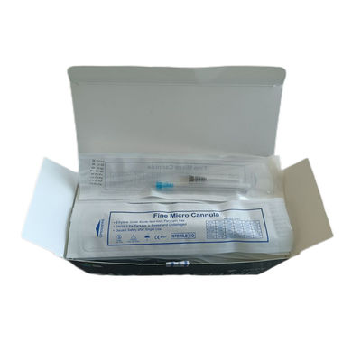 Dolgu Enjeksiyonu Mikro Künt İğne Kanül Şırınga 27g 38mm