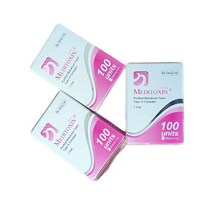 2.5mL Kırışıklık Giderme Botulinum Toksin Enjeksiyonları Meditoksin Botulinum Toksin Tip A 100 Ünite