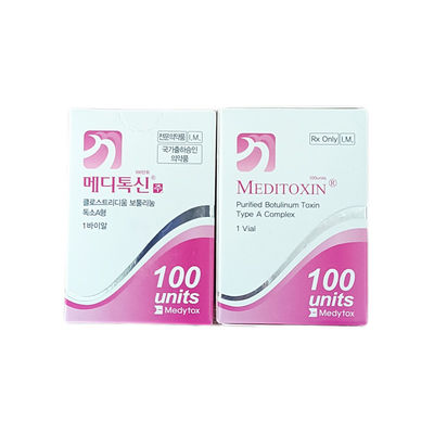 2.5mL Kırışıklık Giderme Botulinum Toksin Enjeksiyonları Meditoksin Botulinum Toksin Tip A 100 Ünite