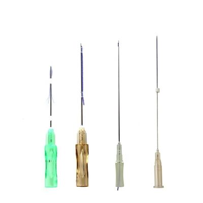 18g 100mm PDO İple Kaldırma 6d Dişli İpliği Yüz Germe Yanak Kaldırma