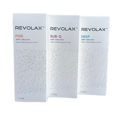 1.1cc Yaşlanma Karşıtı Enjekte Revolax Dermal Filler Doğal Derin Hyaluronik Asit Dolgu