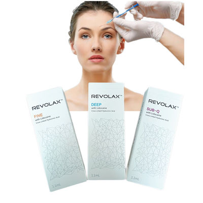 Dudaklar Yanak Çene Büyütme için 24mg / Ml Revolax Ha Dermal Dolgu