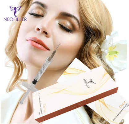 Derin Kırışıklıklar İçin Uzun Ömürlü 1ml 2ml Şırınga Hyaluronik Asit Enjekte