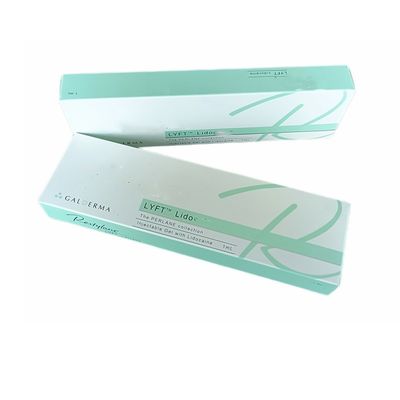 Enjeksiyon Lyft Lido Hyaluronic Acid Dermal Filler Yüz kırışıklıklarını ve kıvrımlarını azaltır