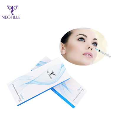 Şeffaf Hyaluronik Asit Dermal Doldurucu Hipodermik Enjeksiyon 1ml*2 Şırınga