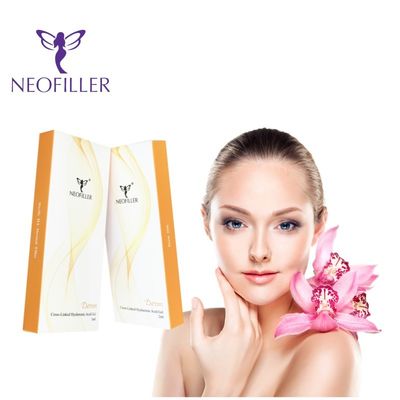 Konforlu Paketleme Steril Şırınga Hyaluronik Asit Dermal Dolgu Enjeksiyonları 1ml*2 Şırınga
