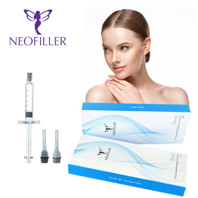 Steril Şırınga Hyaluronik Asit Dermal Filler 24mg/ml Konsantrasyon Hipodermik Enjeksiyon