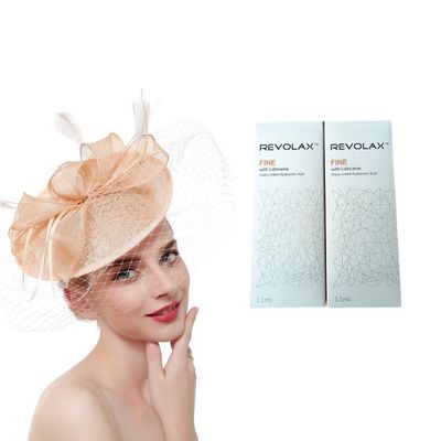 Kırışıklıkları azaltır Yüz Güvenliği Revolax Dermal Filler 6 - 12 ay sürer