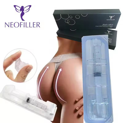 Göğüsler ve kıç için 20 ml hiyaluronik asit dolgu al.