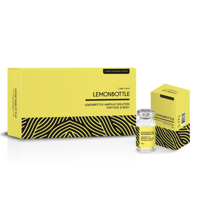 Limon Şişesi Yağ azaltımı için nihai lipoliz çözümü 10ml*5 şişe Yüksek konsantrasyonlu formül