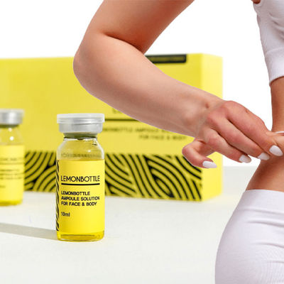 Limon Şişesi Yağ azaltımı için nihai lipoliz çözümü 10ml*5 şişe Yüksek konsantrasyonlu formül