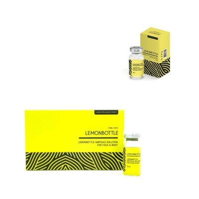 Unisex Limon Şişesi Yağ çözücü sıvı çözeltisi Lipolis için