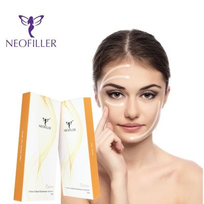 Neofiller Hipodermik Yüz Dermal Filler Çapraz Bağlı 24mg/ml Konsantrasyon 9-12 Ay Uzun ömür