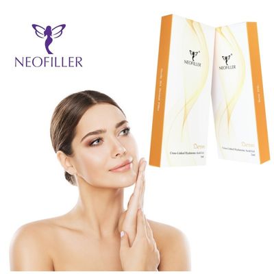 Neofiller Hipodermik Yüz Dermal Filler Çapraz Bağlı 24mg/ml Konsantrasyon 9-12 Ay Uzun ömür