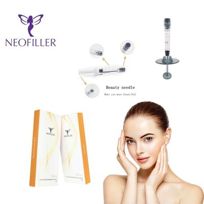 Şeffaf Hyaluronik Asit Dermal Filler 24mg/ml Yüz Yenilenmesi için Uzun Yaşam