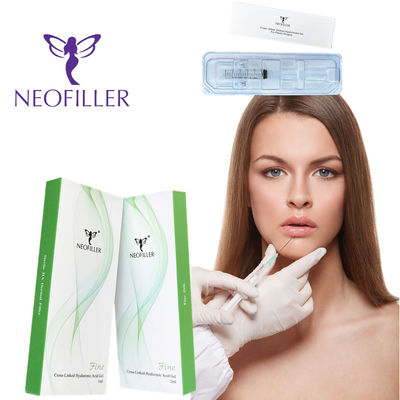 Yumuşak Yüz Kontürleri İçin Kristal Açık Neofiller Dermal Filler