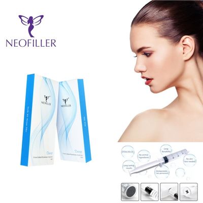 Etkili kırışıklık azaltıcı Hiyaluronik Asit Dermal Dolgu Şeffaf Enjekte edilebilir Gel Oda sıcaklığı Yüz Büyütme