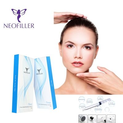Etkili kırışıklık azaltıcı Hiyaluronik Asit Dermal Dolgu Şeffaf Enjekte edilebilir Gel Oda sıcaklığı Yüz Büyütme